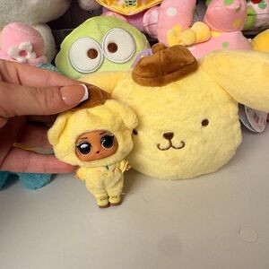 L.o.l surprise doll pompompurrin reversible plush